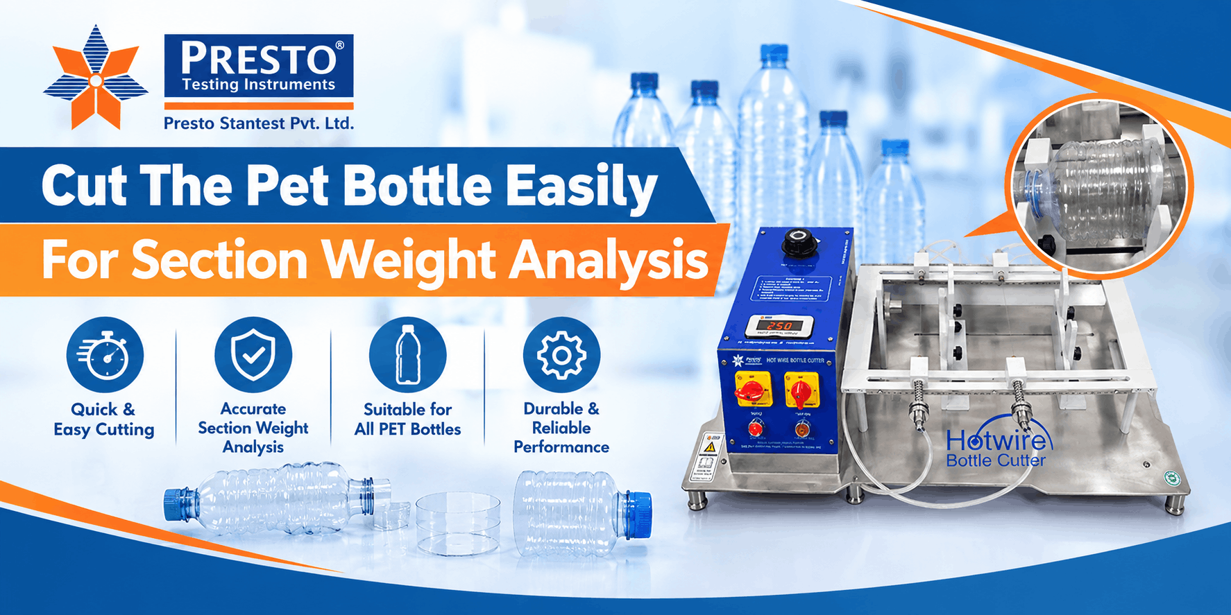 Cut The Pet Bottle Easily For Section Weight Analysis